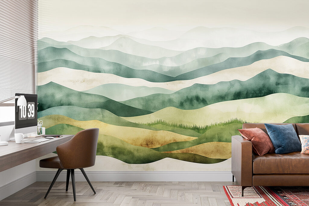 Hills in watercolour — interior 4