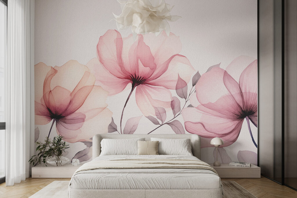 Open flowers on branches — interior 1