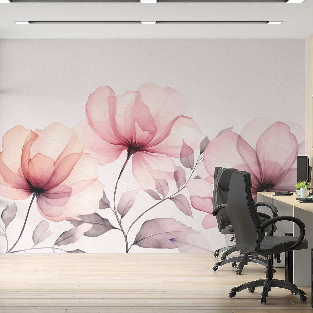 Open flowers on branches — interior 2
