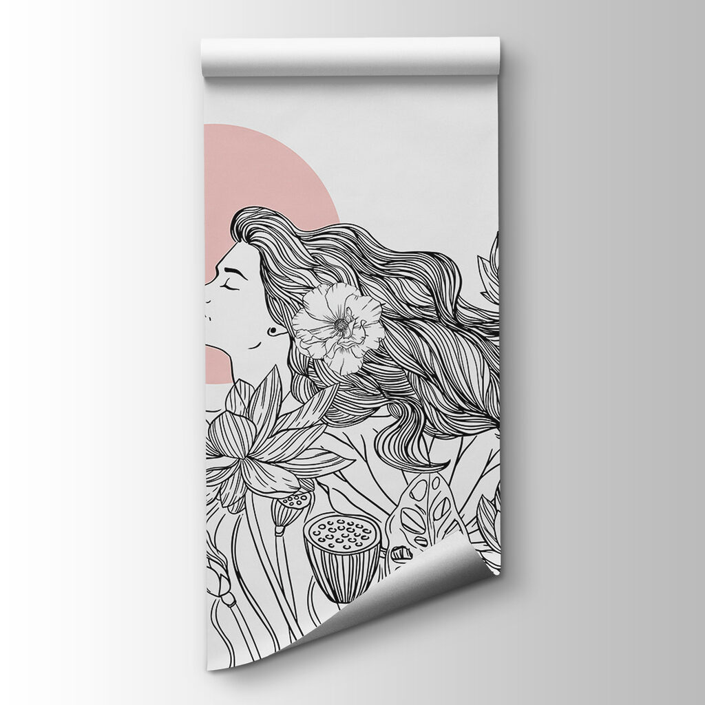 Woman in the Lotus — product view