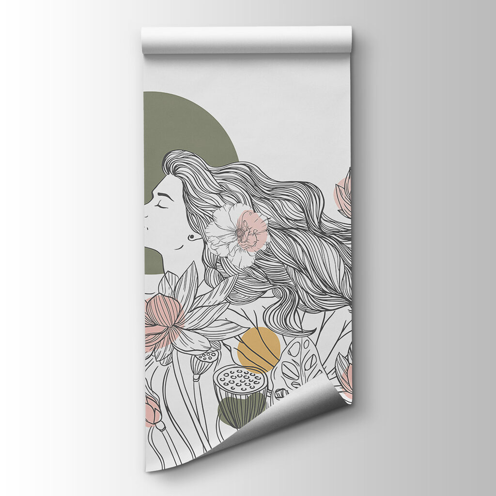 Woman in the Lotus — product view