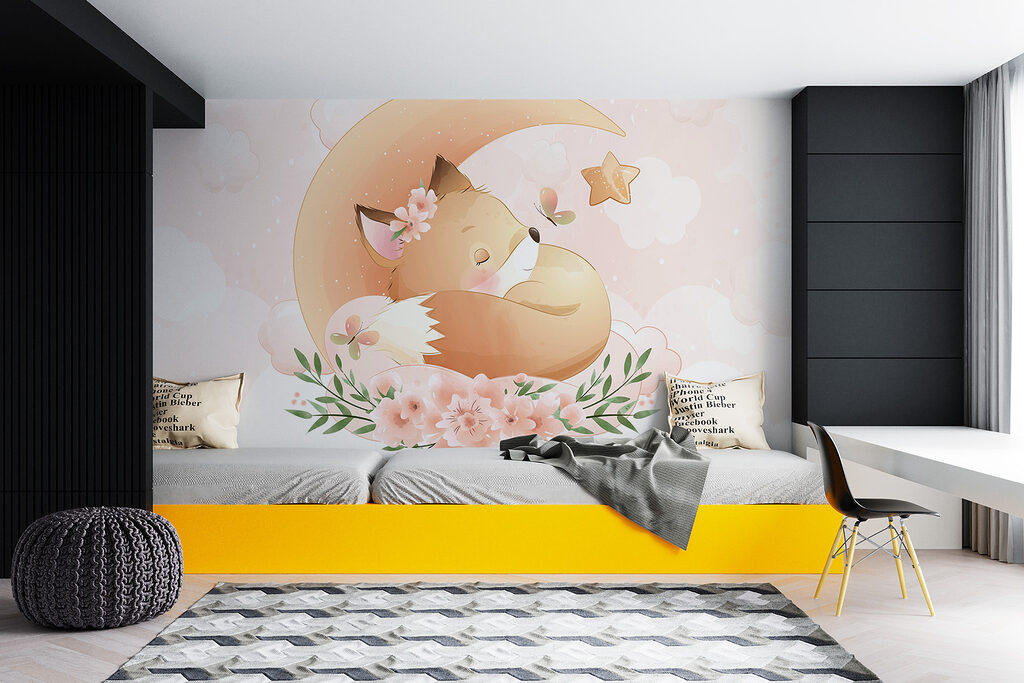 Fox by the moon — interior 1