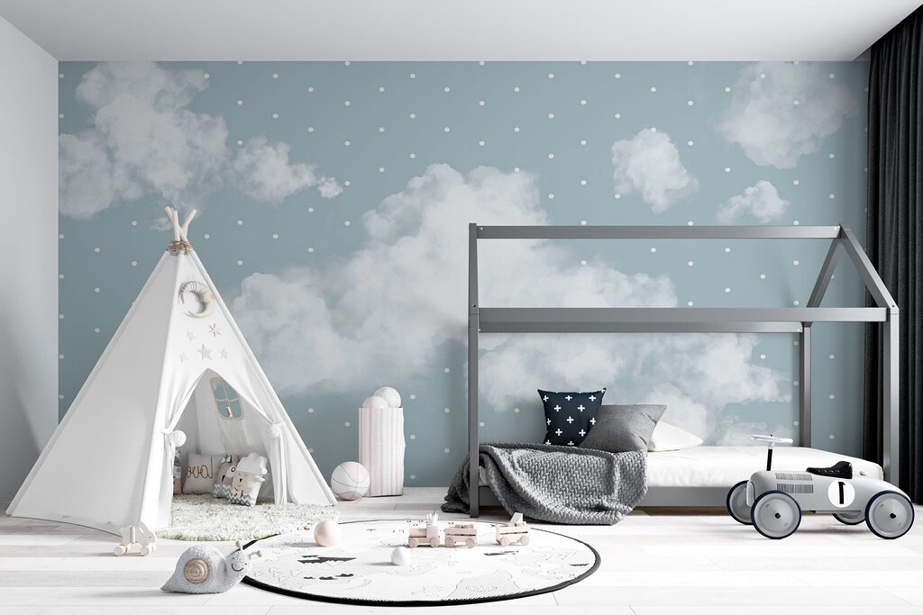 Clouds among small dots — interior 1