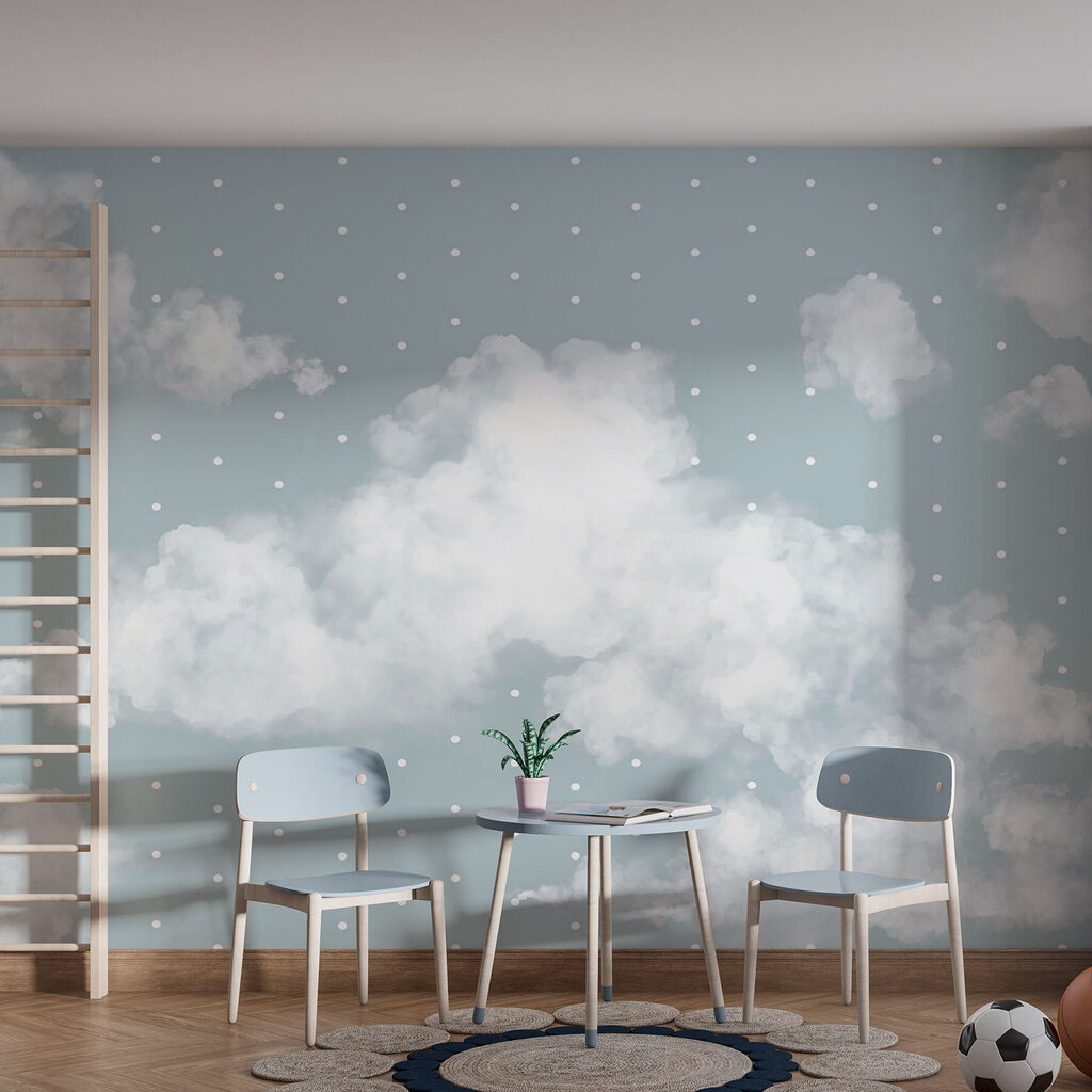 Clouds among small dots — interior 2