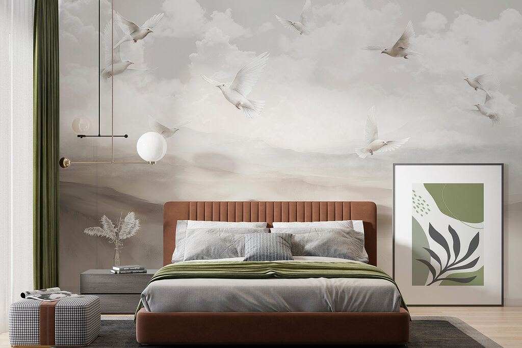 Birds Above Cloudy Hills — interior 1