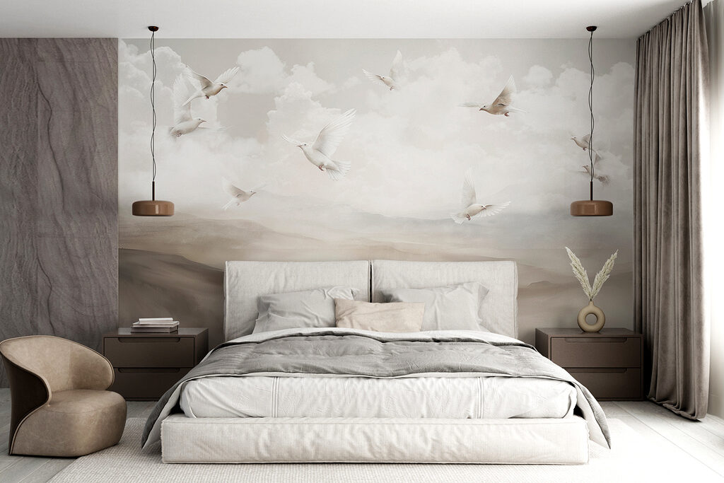 Birds Above Cloudy Hills — interior 3