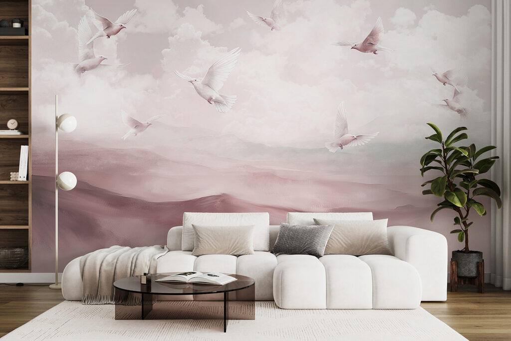 Birds Above Cloudy Hills — interior 2