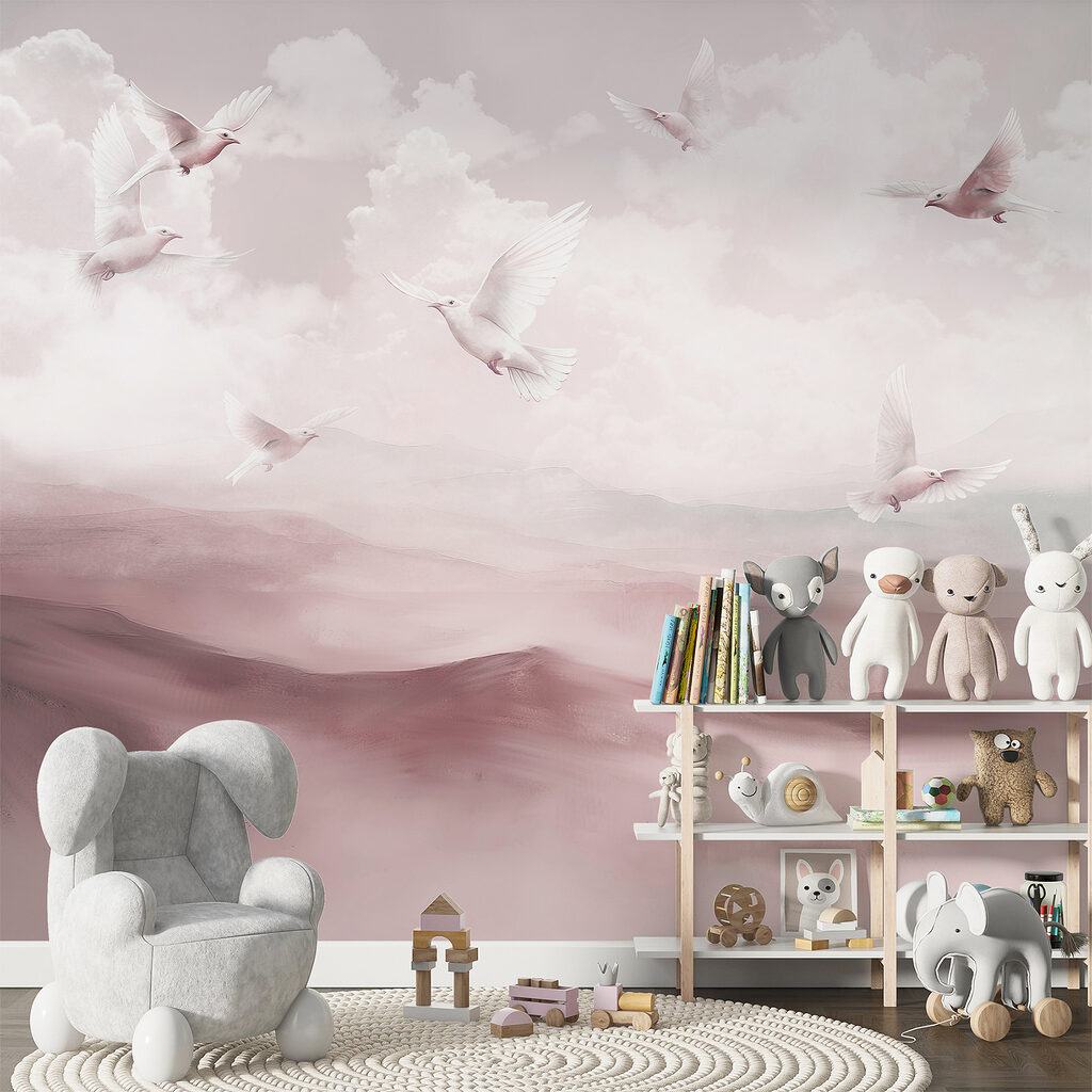 Birds Above Cloudy Hills — interior 4