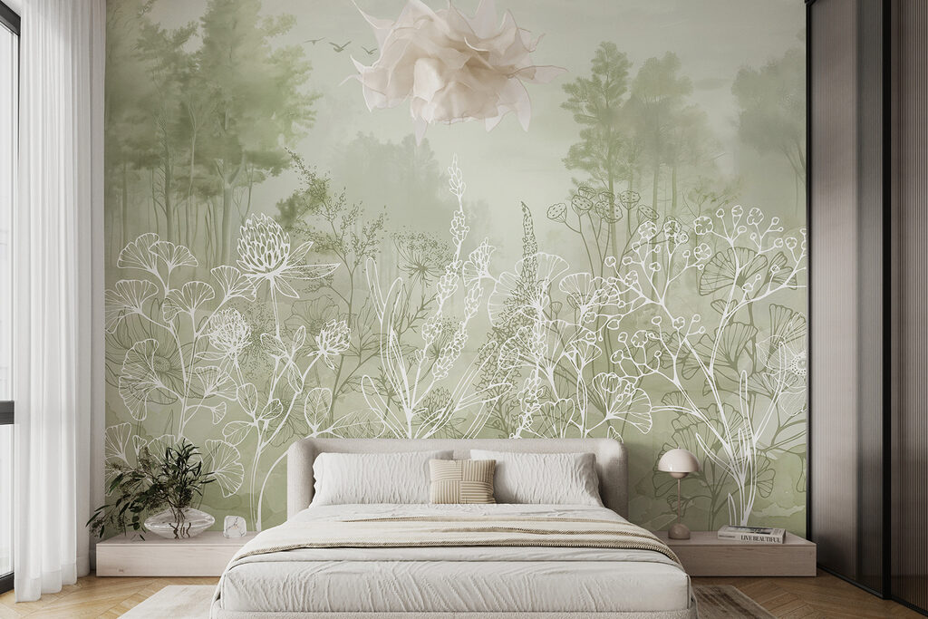 Woodland Meadow in Ink — interior 1