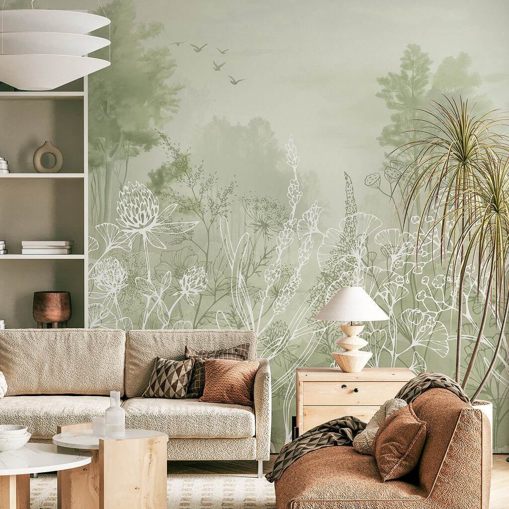 Woodland Meadow in Ink — interior 2