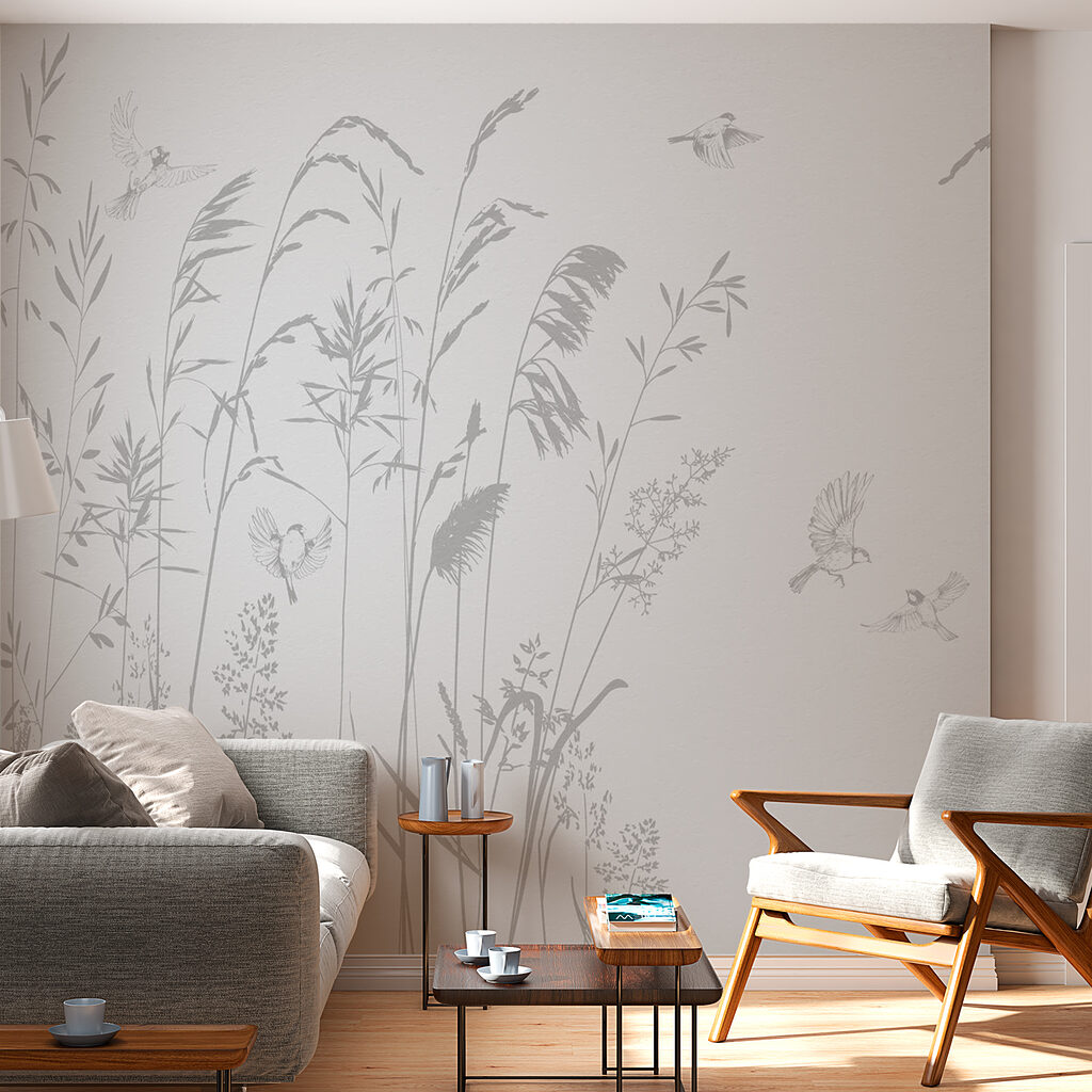 Birds Among Meadow Stems — interior 2