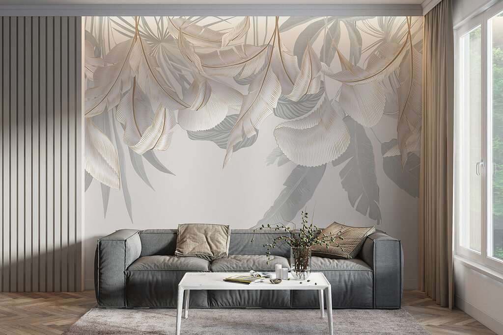 White hanging flowers — interior 4