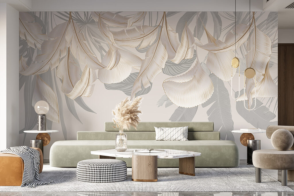 White hanging flowers — interior 5