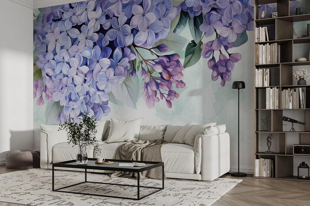 Purple flower clusters above — interior 2