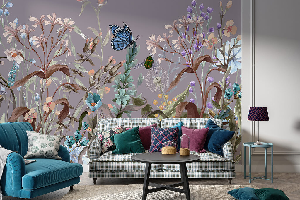 Butterfly on Meadow Flowers — interior 3