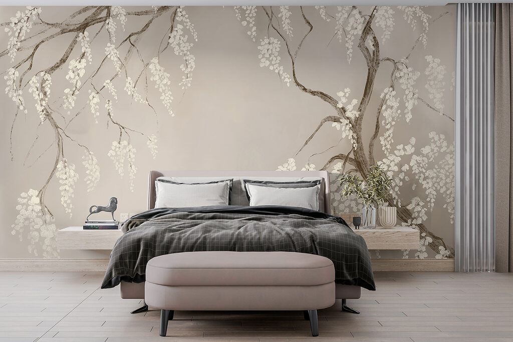 Hanging blossom branches — interior 2