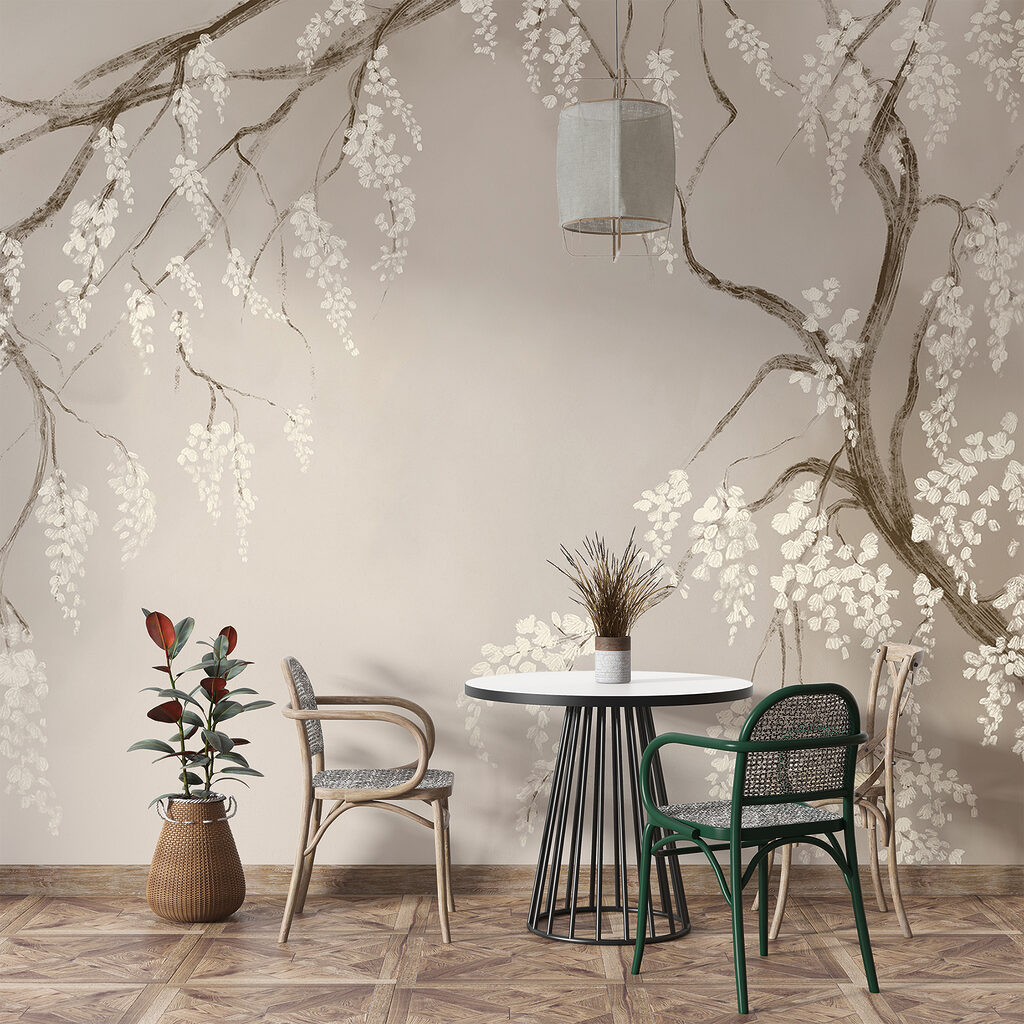 Hanging blossom branches — interior 5