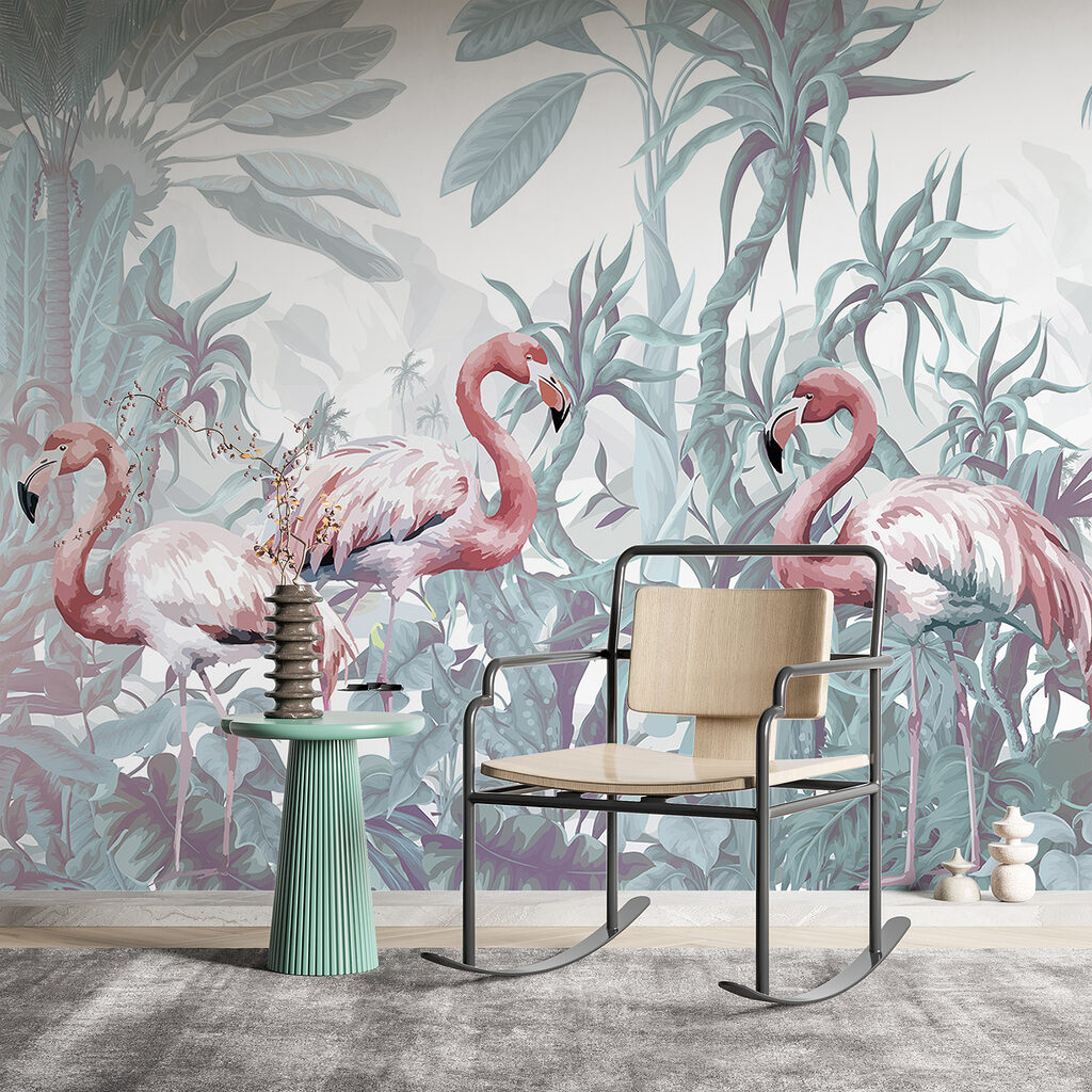 Flamingos in the Grove — interior 3