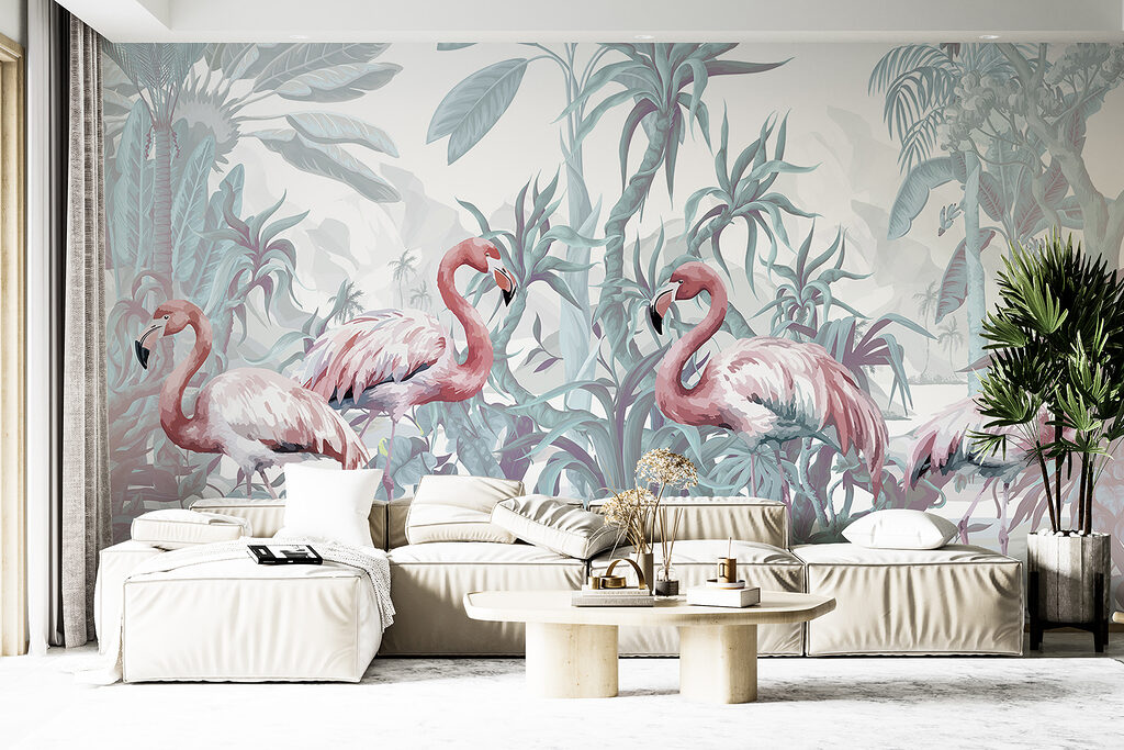 Flamingos in the Grove — interior 4
