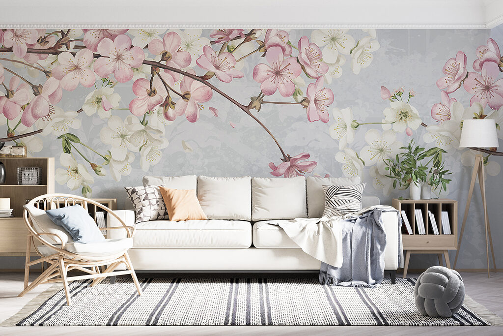 Arching blossom branch — interior 4