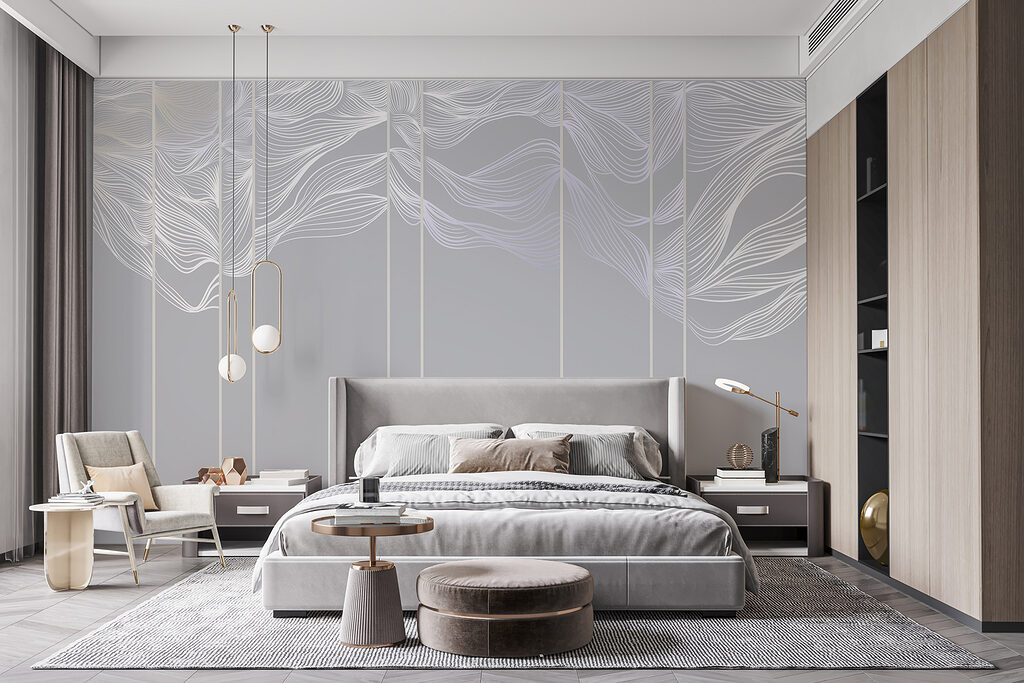 Leaves Along Fine Stripes — interior 2