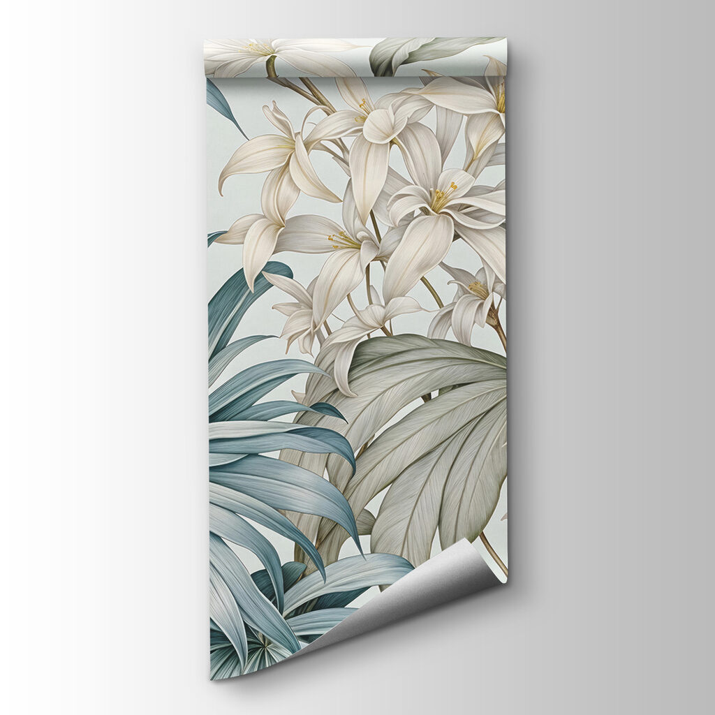 Flowers and pointed leaves — product view