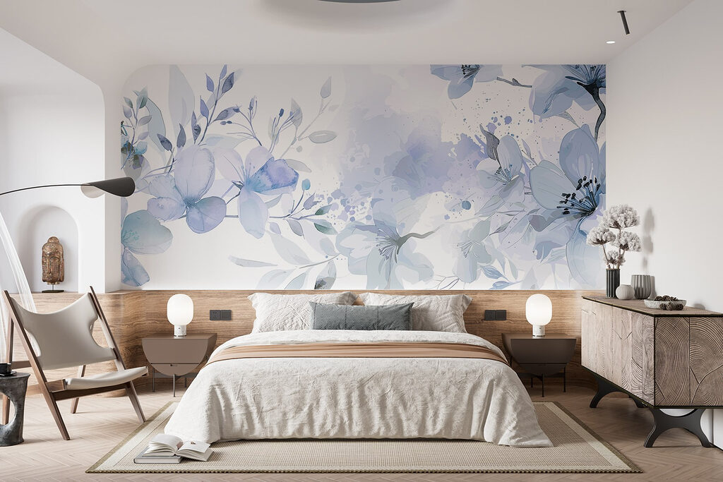 Watercolour Blossom Border — interior 2