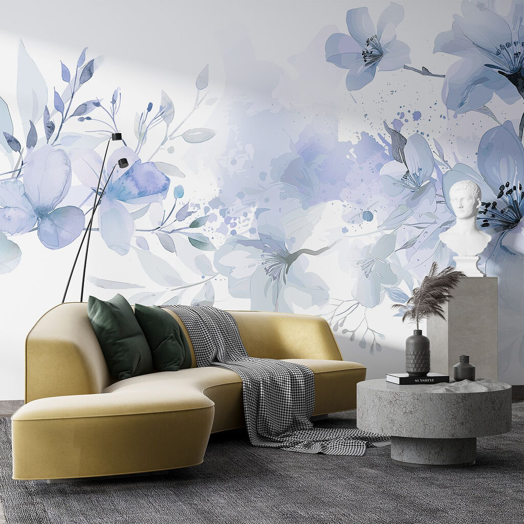 Watercolour Blossom Border — interior 5