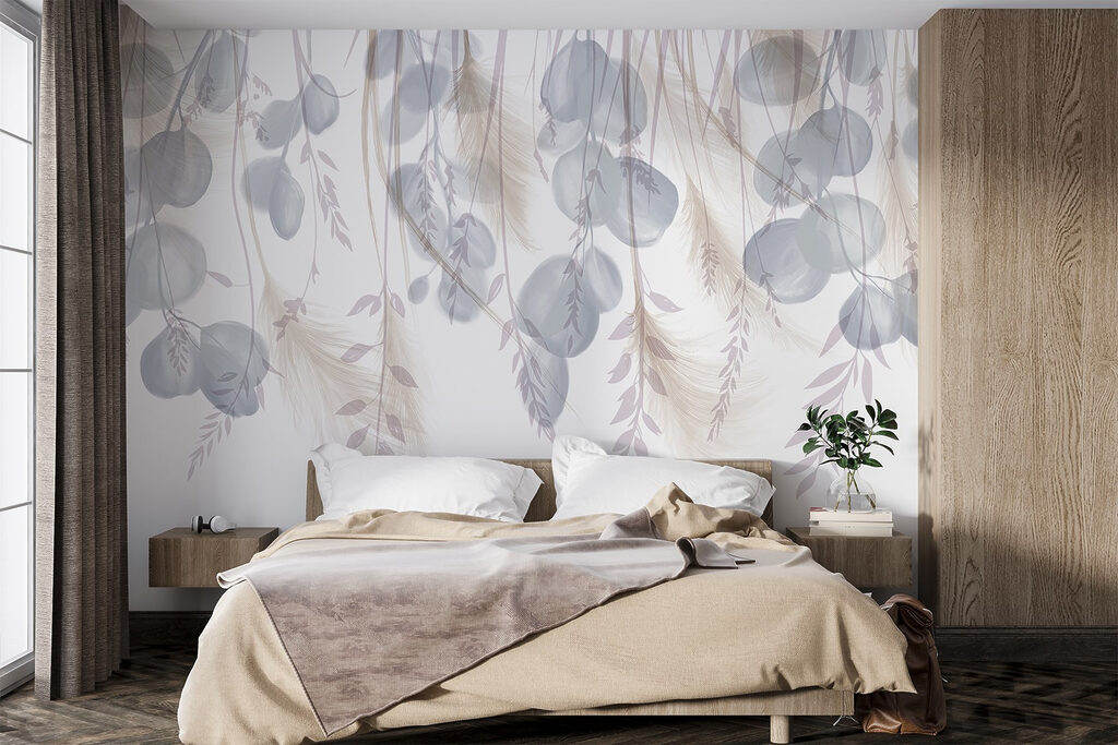 Botanical Hanging Garland in an interior