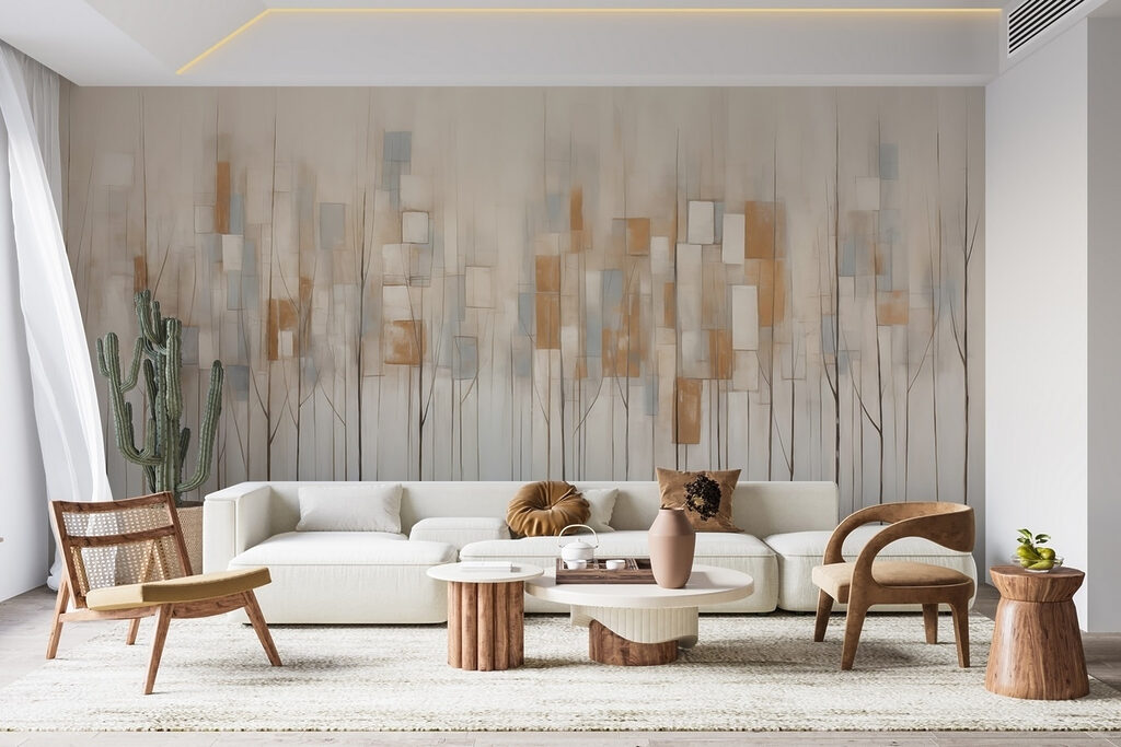 Colour patches on stems — interior 1