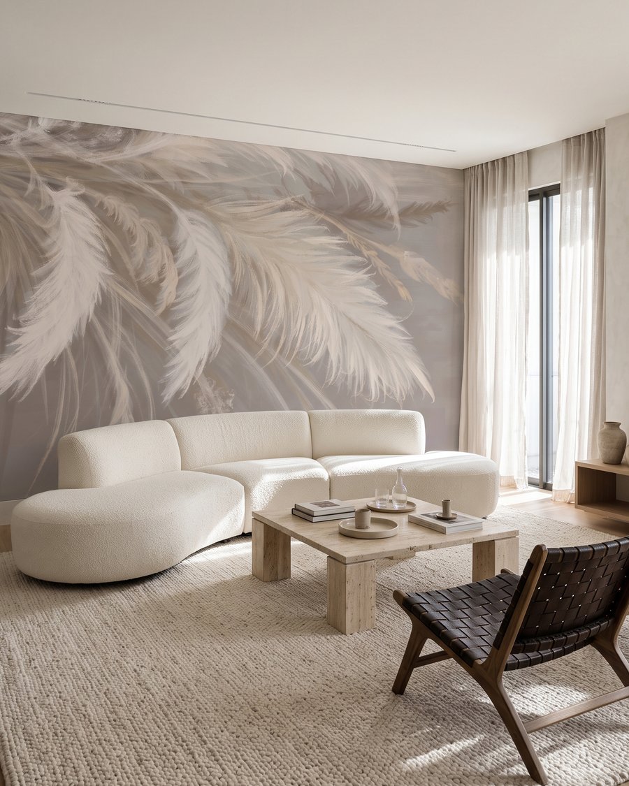 Feather Hush in an interior
