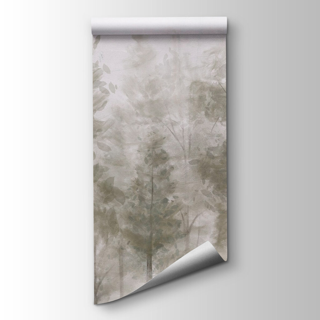 Light trunks in mist — product view
