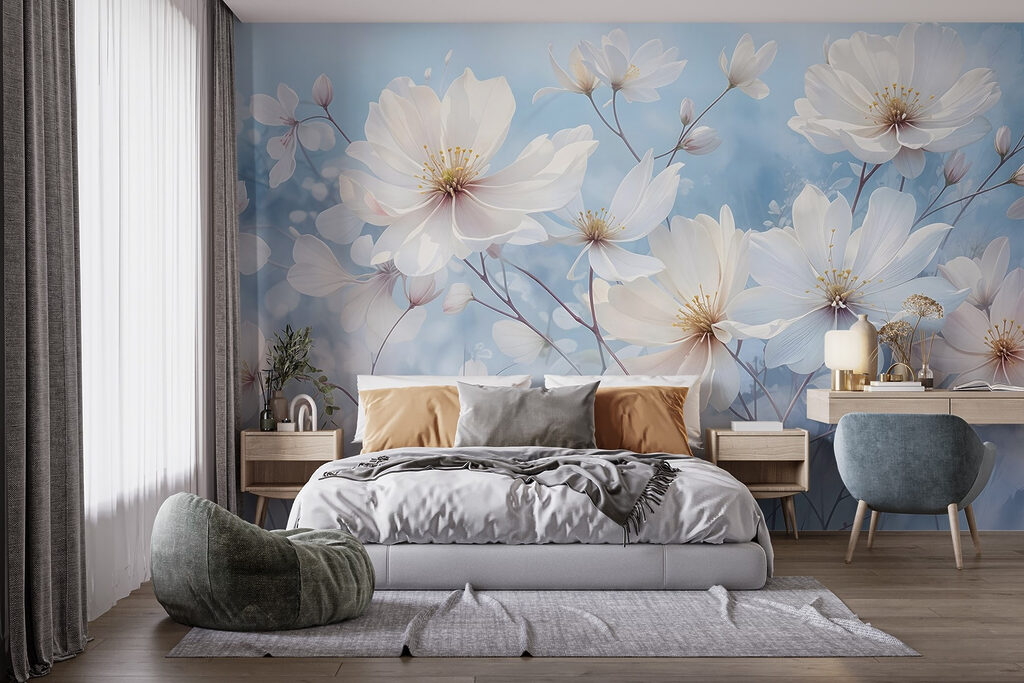 Blooms on thin stems — interior 2