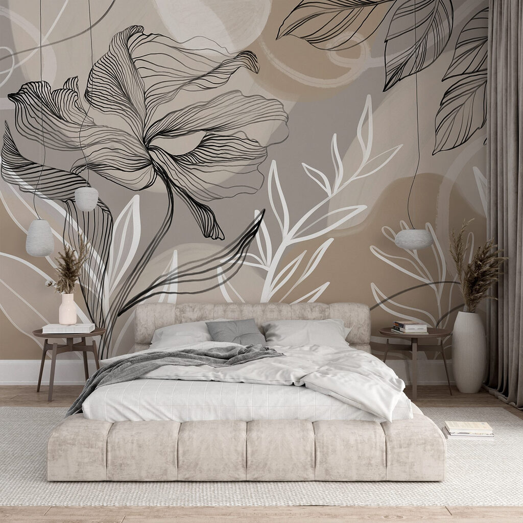 Botanical Outlines in an interior