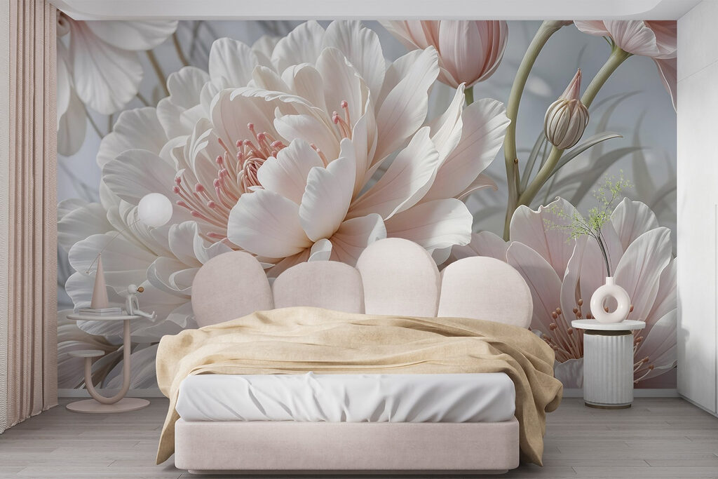 Peony Petals in an interior