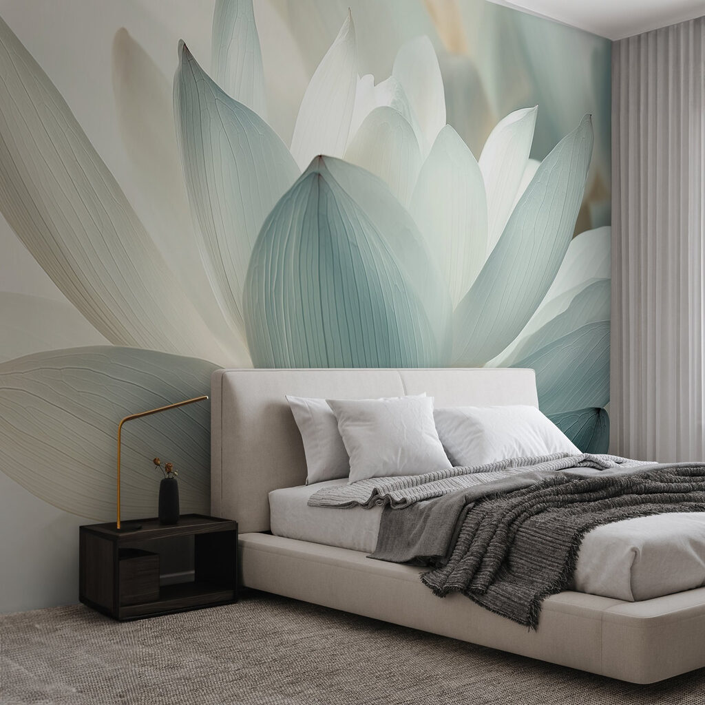 Pale blue lotus — interior 1