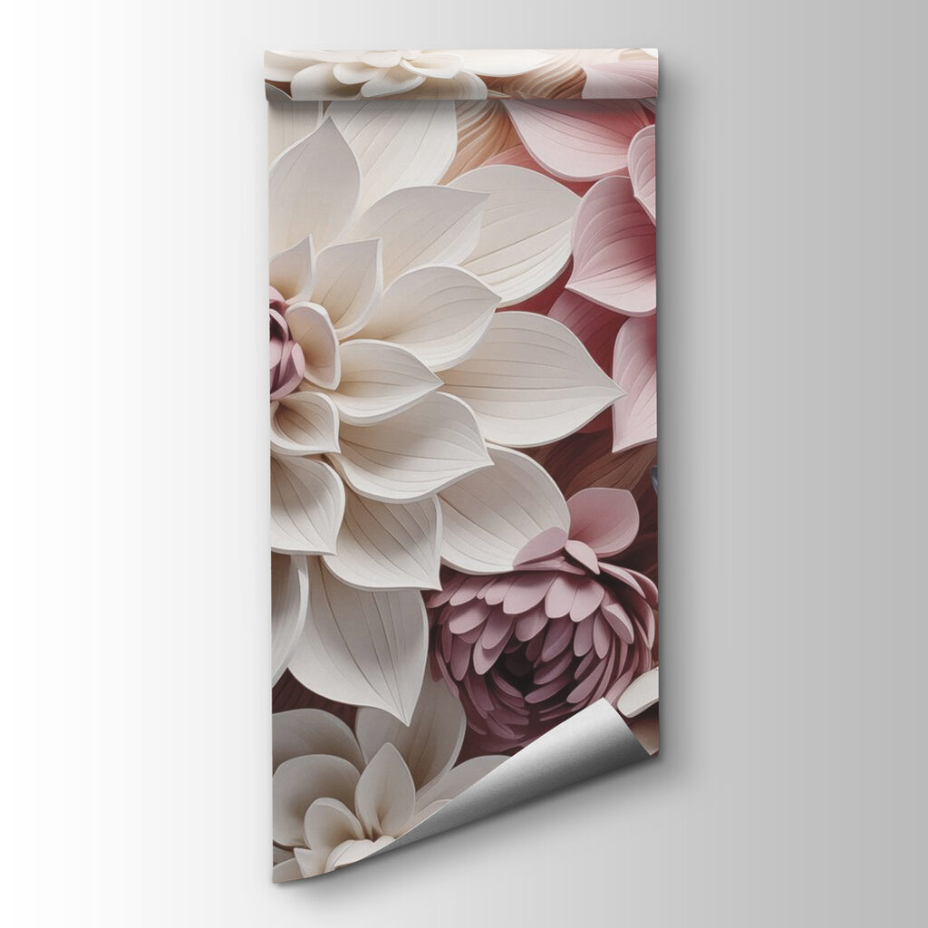 Flowers in pastel relief — product view
