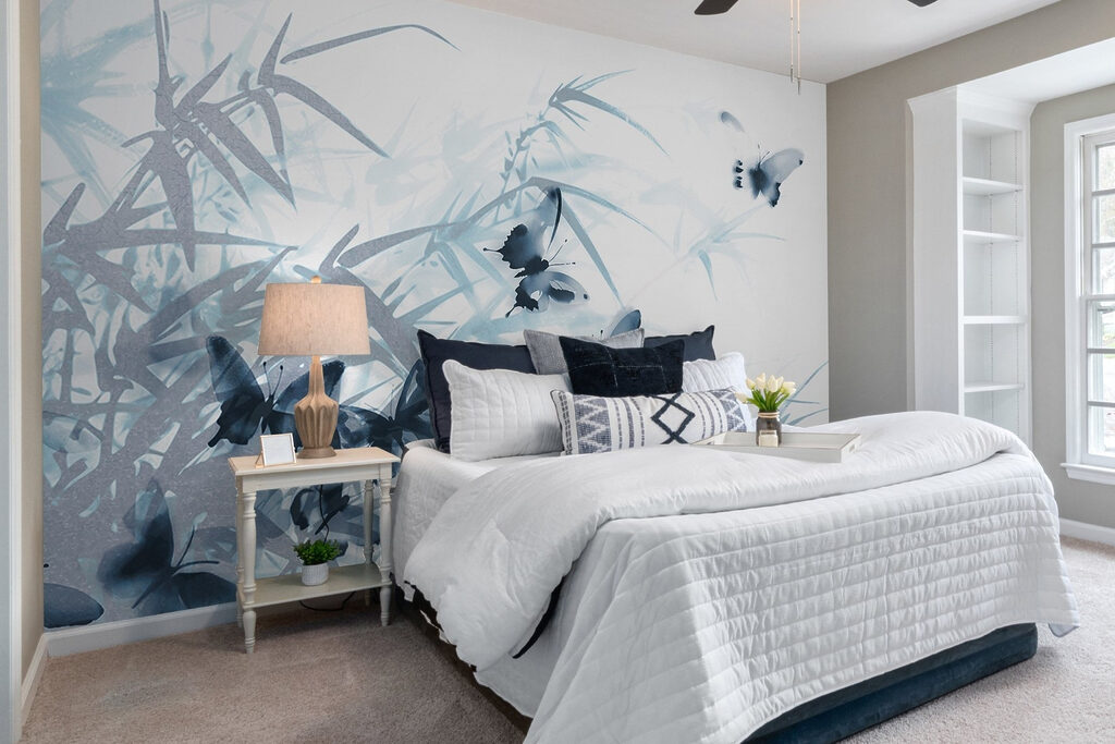 Butterflies among bamboo — interior 1