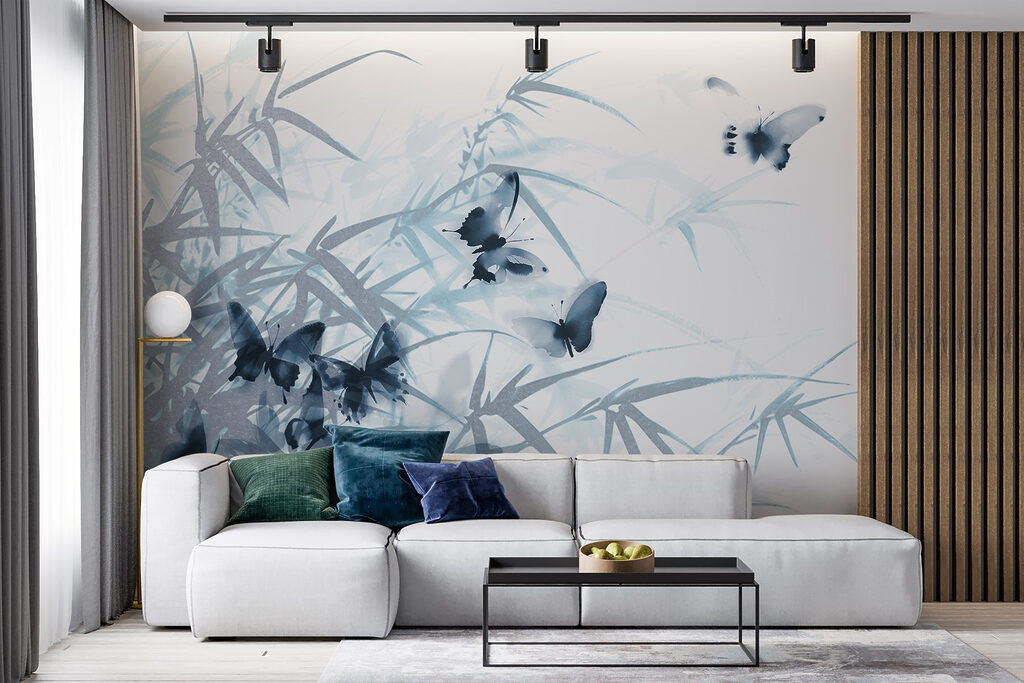 Butterflies among bamboo — interior 5
