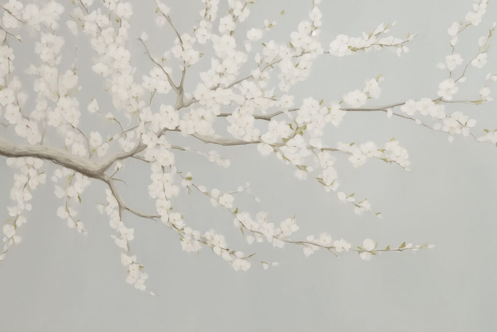 Blossom Branch Painting — full design