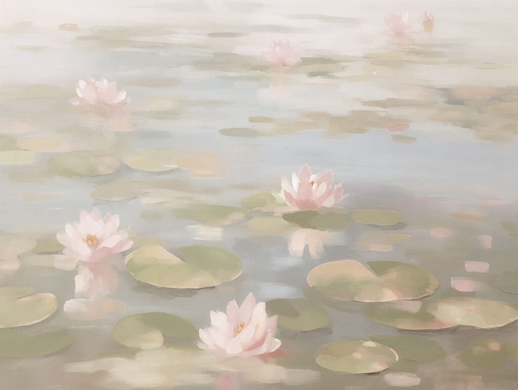 Water Lilies in Light — full design