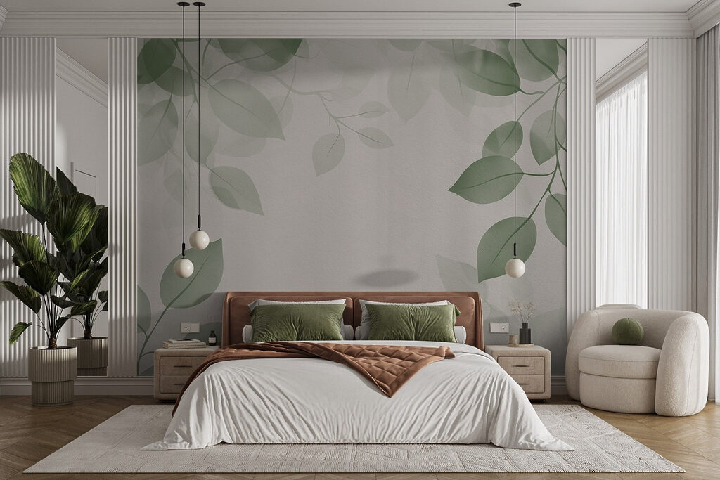 Trailing Leaf Shadows in an interior