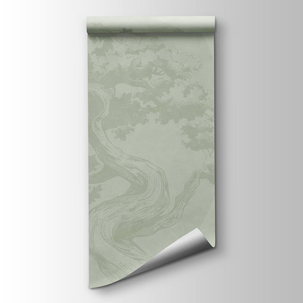 Twisting Tree Silhouette — product view