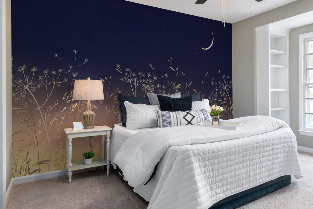 Golden grasses under moonlight — interior 1