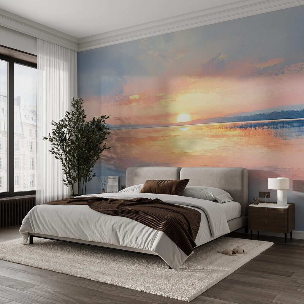 Evening sun on water — interior 1