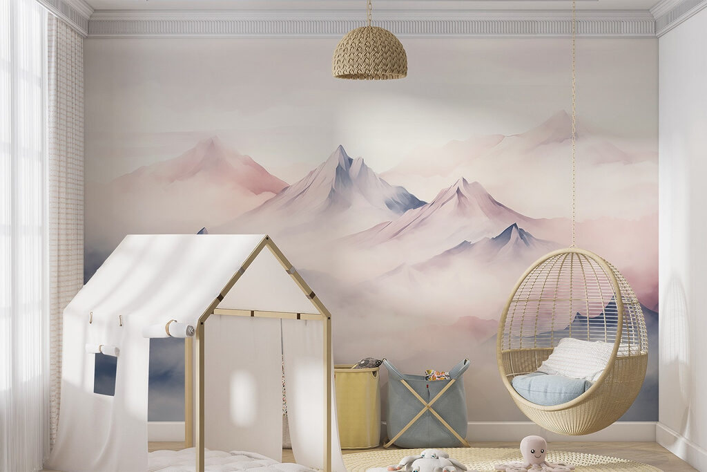 Clouded Peaks in Watercolour — interior 4