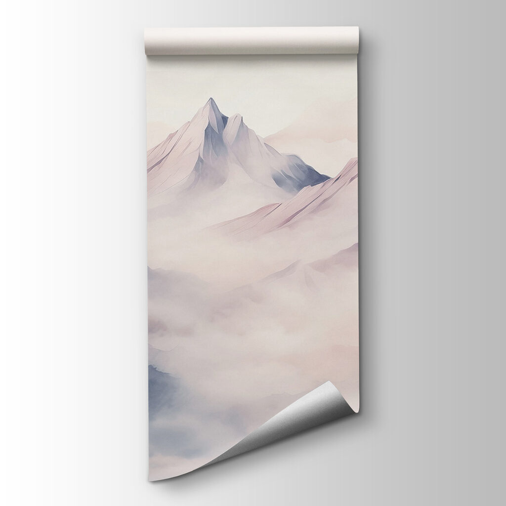 Clouded Peaks in Watercolour — product view