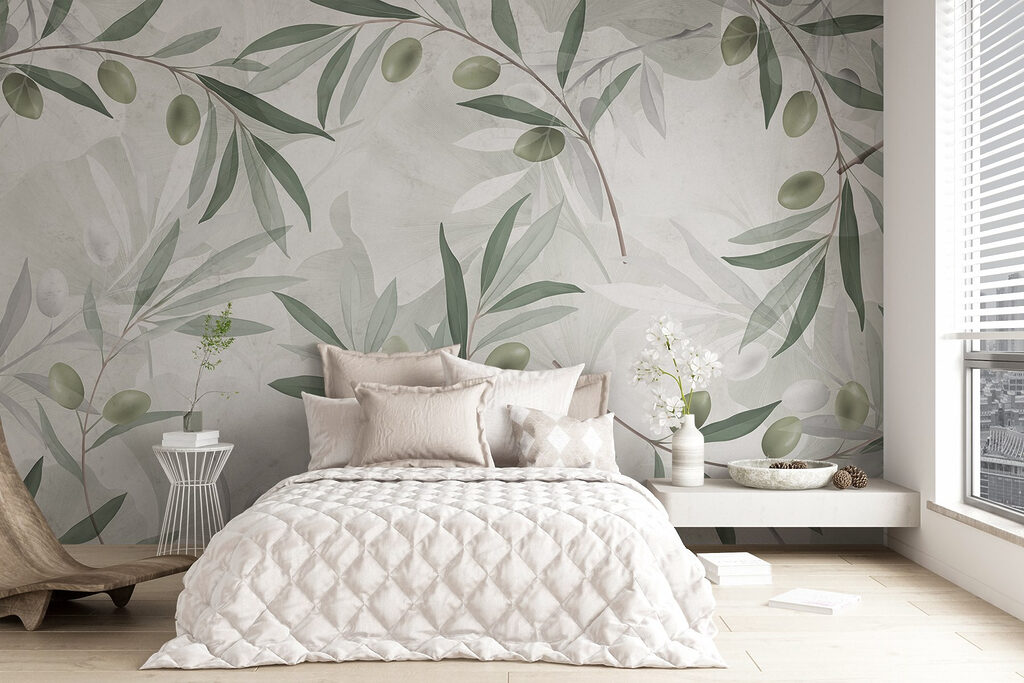 Olive branch pattern — interior 2