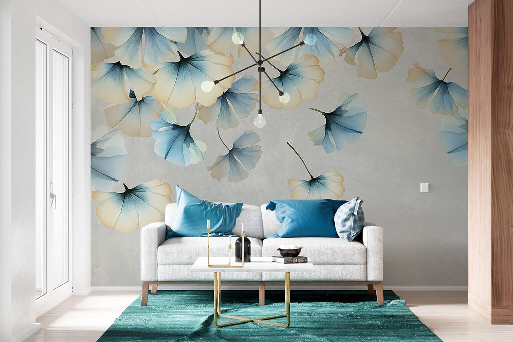 Ginkgo Leaves Falling — interior 4