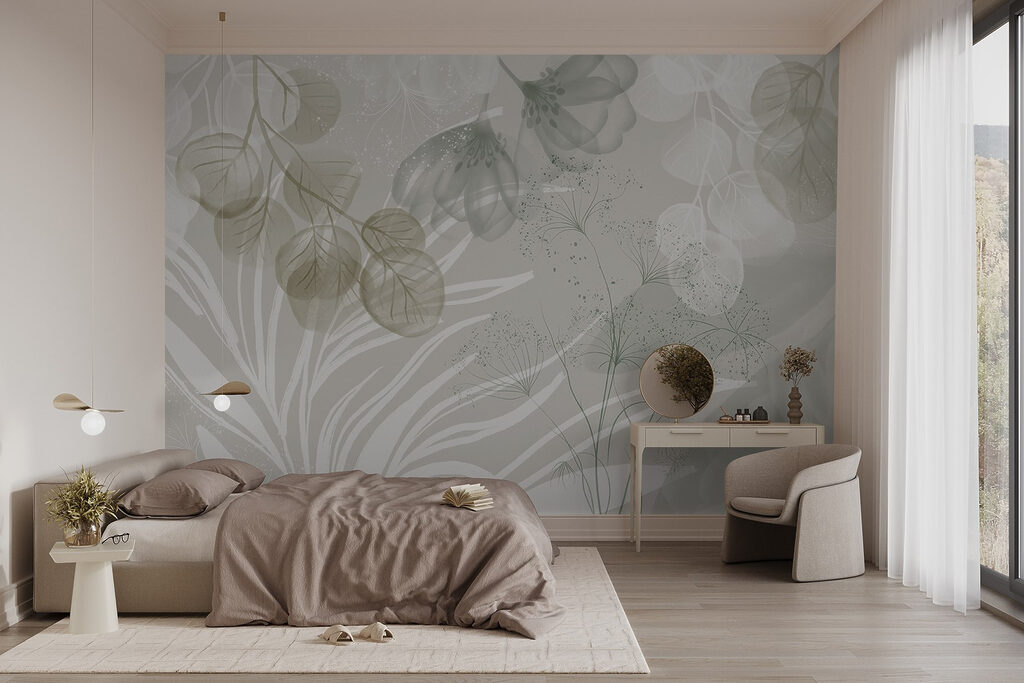 Botanical Lines and Circles in an interior